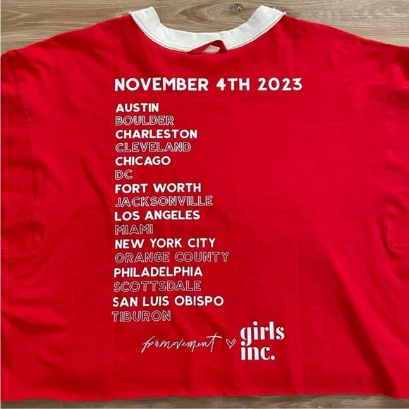 Free People Movement Festive 5K T-shirt Small OVERSIZED - Picture 4 of 6